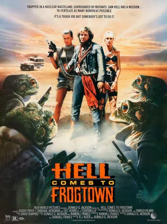 hell comes to frogtown 1988 poster