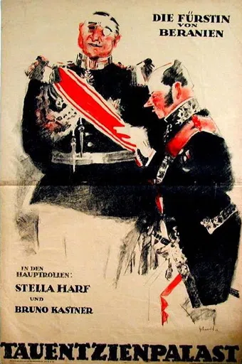 die fürstin von beranien 1918 poster