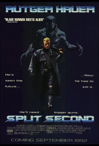 split second 1992 poster