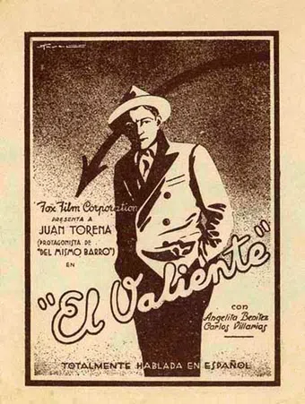 el valiente 1930 poster