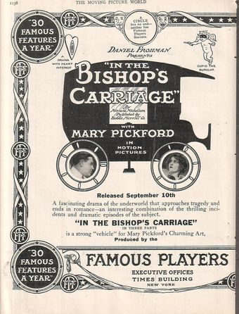 in the bishop's carriage 1913 poster