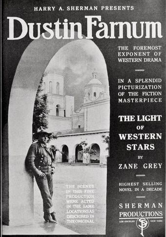 the light of western stars 1918 poster