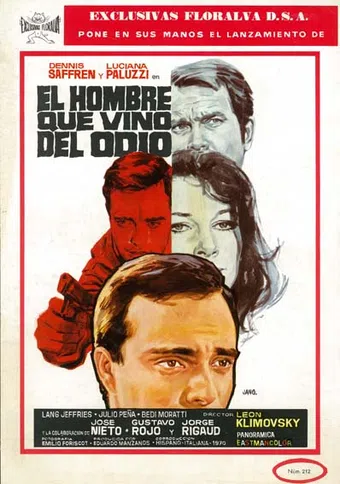 el hombre que vino del odio 1971 poster