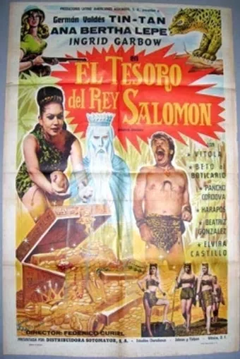 el tesoro del rey salomón 1963 poster