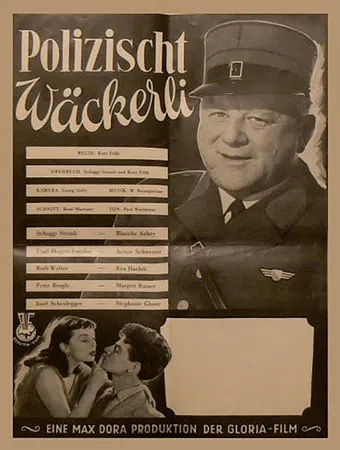 polizischt wäckerli 1955 poster