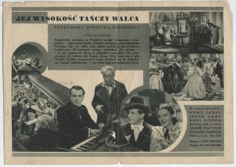 hoheit tanzt walzer 1935 poster