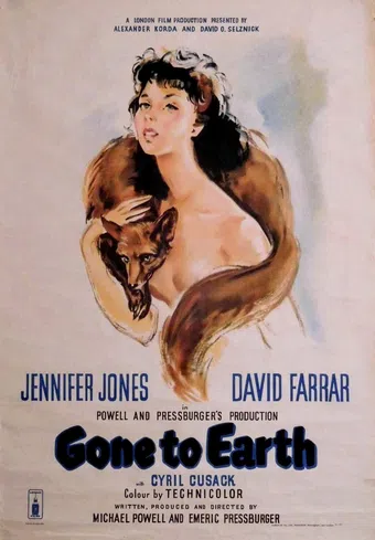 gone to earth 1950 poster