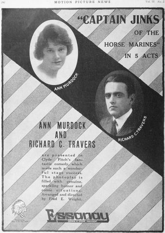 captain jinks of the horse marines 1916 poster