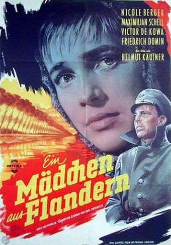 ein mädchen aus flandern 1956 poster