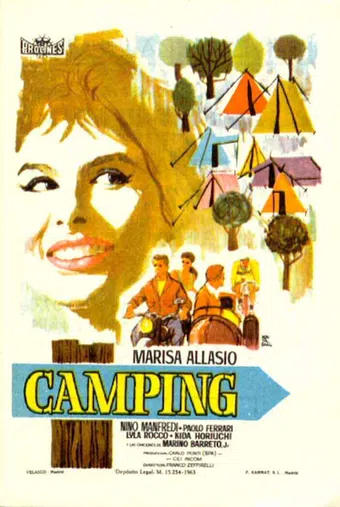 camping 1958 poster