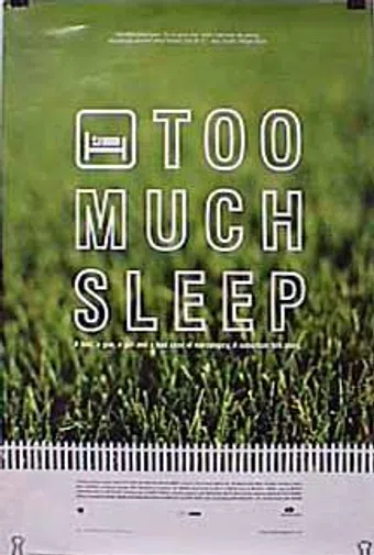 too much sleep 1997 poster