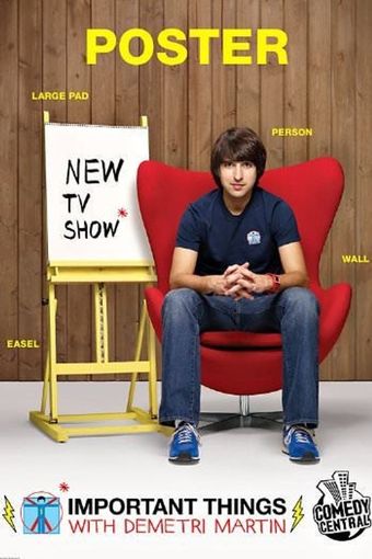 important things with demetri martin 2009 poster