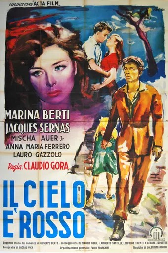 il cielo è rosso 1950 poster