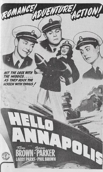 hello, annapolis 1942 poster