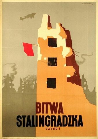 stalingradskaya bitva i 1949 poster