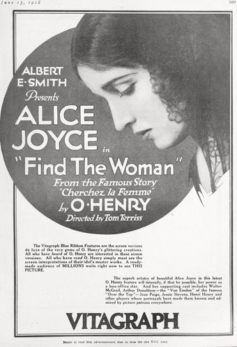 find the woman 1918 poster