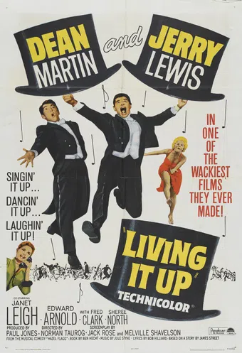 living it up 1954 poster