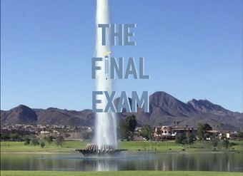 the final exam poster