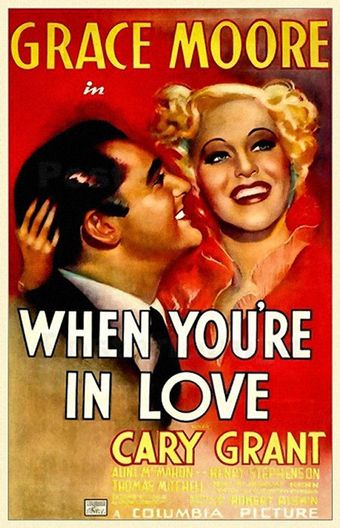 when you're in love 1937 poster