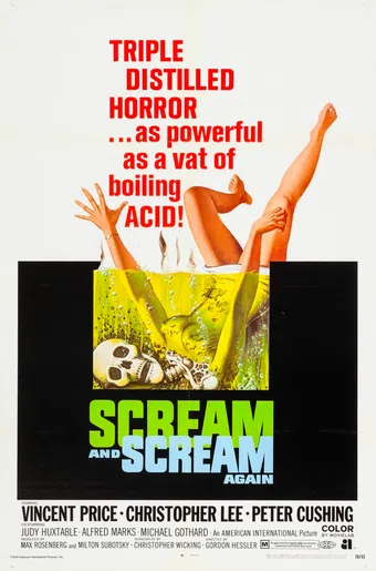 scream and scream again 1970 poster