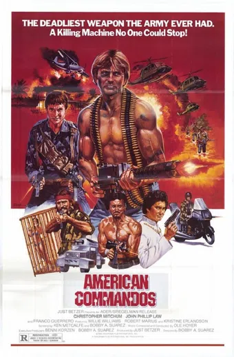 american commandos 1985 poster