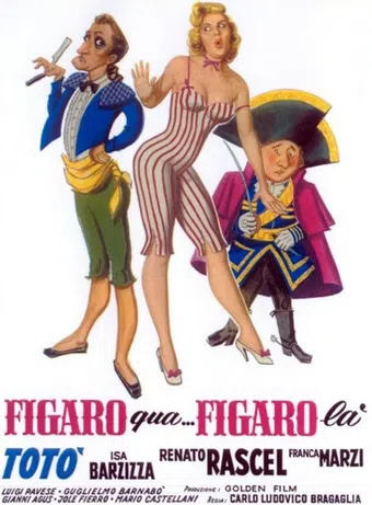 figaro qua, figaro là 1950 poster