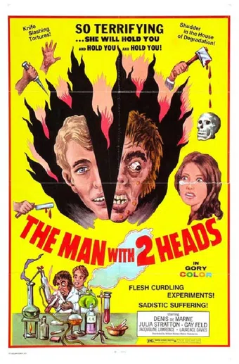 the man with two heads 1972 poster