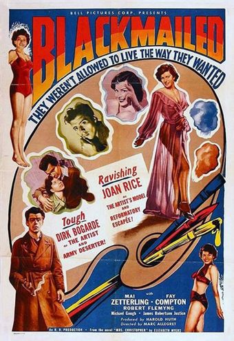 blackmailed 1951 poster