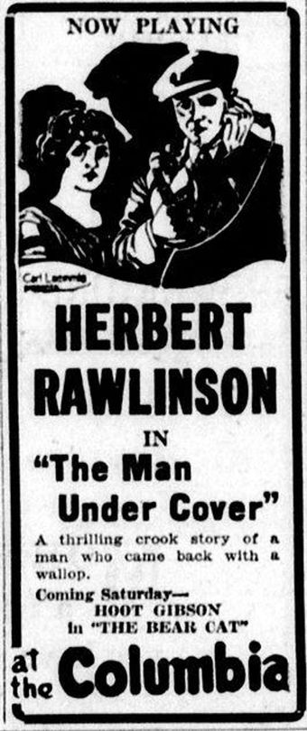 man under cover 1922 poster