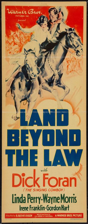 land beyond the law 1937 poster