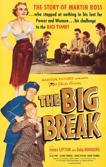 the big break 1953 poster