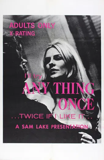 anything once 1969 poster