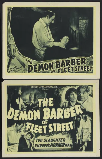 sweeney todd: the demon barber of fleet street 1936 poster