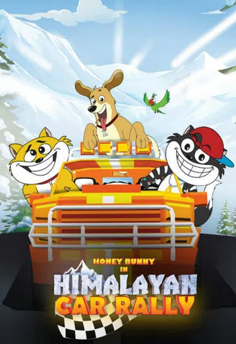 honey bunny in himalayan car rally 2018 poster