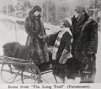 the long trail 1917 poster