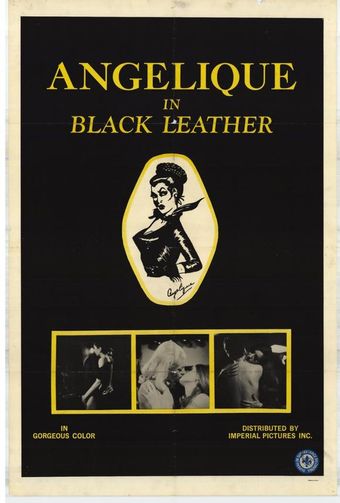 angelique in black leather 1968 poster