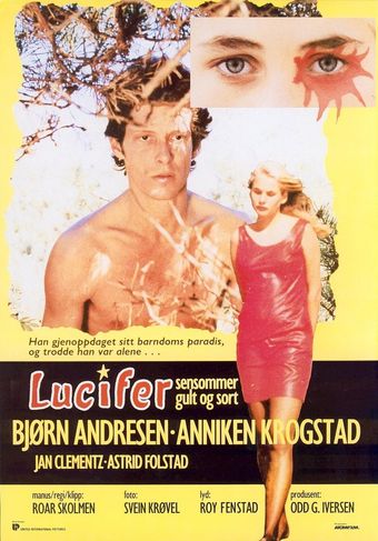 lucifer sensommer - gult og sort 1990 poster