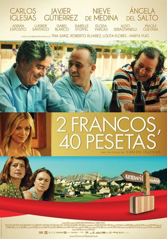 2 francos, 40 pesetas 2014 poster