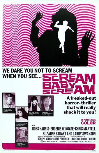 scream baby scream 1969 poster