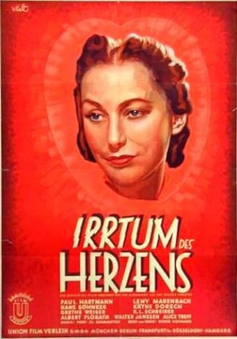 irrtum des herzens 1939 poster