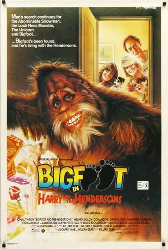 harry and the hendersons 1987 poster