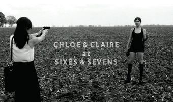 chloe & claire at sixes & sevens 2014 poster