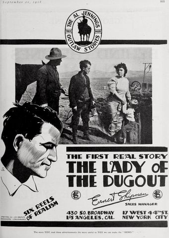 the lady of the dugout 1918 poster