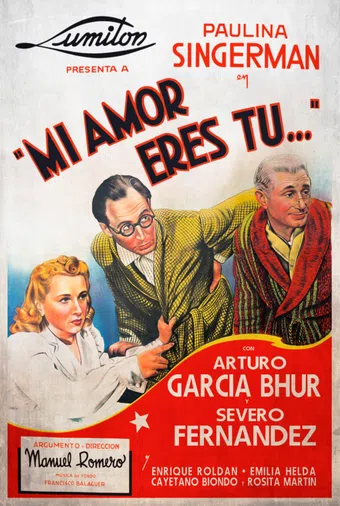 mi amor eres tú 1941 poster