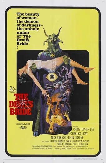 the devil rides out 1968 poster