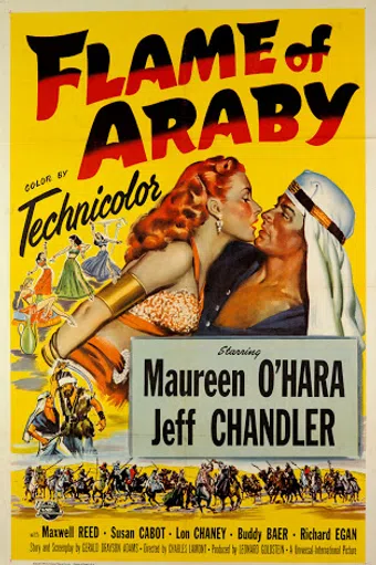 flame of araby 1951 poster