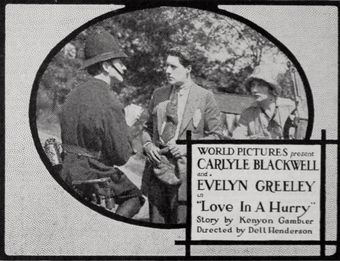 love in a hurry 1919 poster