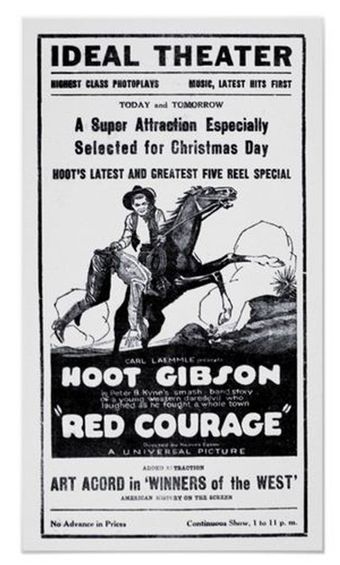 red courage 1921 poster