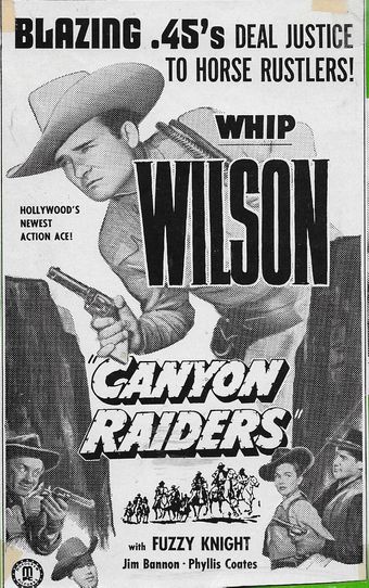 canyon raiders 1951 poster