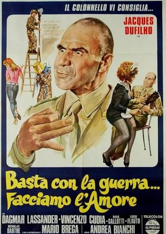 basta con la guerra... facciamo l'amore 1974 poster